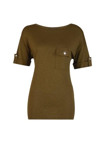 Dorothy Perkins *tall Khaki Pocket T-shirt