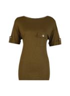 Dorothy Perkins *tall Khaki Pocket T-shirt