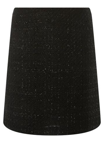 Dorothy Perkins Black Tinsel Boucle Mini Skirt