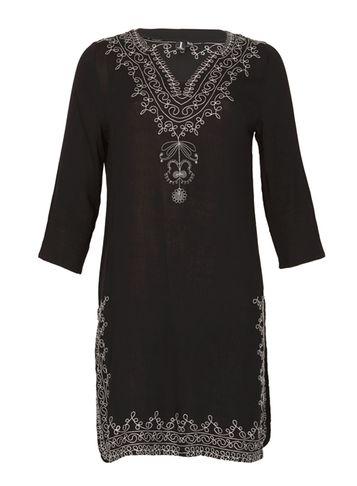 Dorothy Perkins *izabel London Black Embroidered Tunic