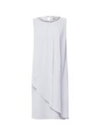 *billie & Blossom Tall Silver Embellished Trapeze Dress