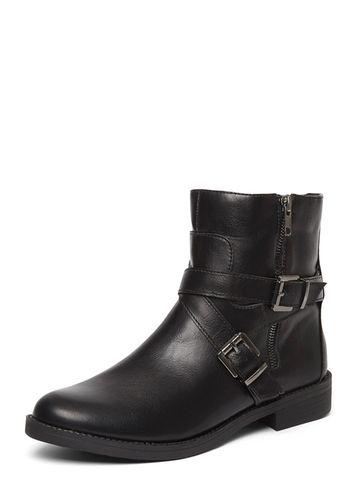 Dorothy Perkins Black 'meg Xovr' Biker Boots