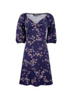 Dorothy Perkins Floral Print Jersey Fit And Flare Dress