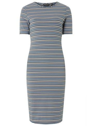 Dorothy Perkins *multi Colour Half Sleeve Bodycon Dress