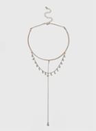 Dorothy Perkins Fine Solid Band Drop Necklace