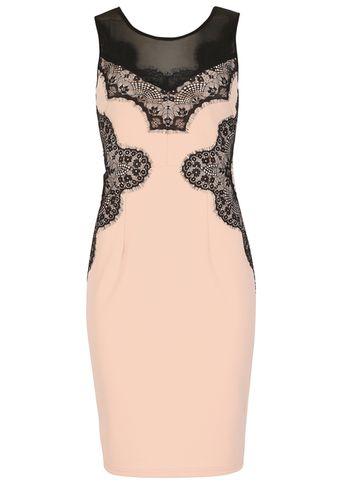 Dorothy Perkins *izabel London Multi Pink Bodycon Dress