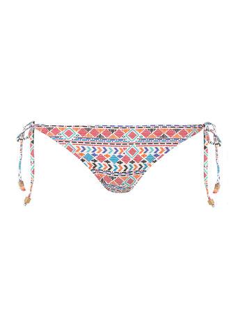 Dorothy Perkins White Sketchygeo Bikini Bottom