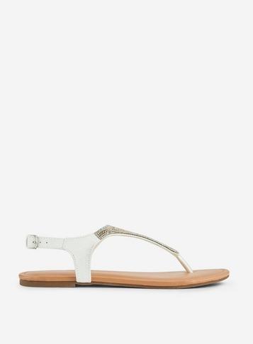 Dorothy Perkins White Festival Sandals