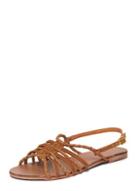 Dorothy Perkins Tan Leather 'forever' Mules