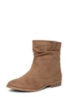 Dorothy Perkins Taupe 'marlin' Ruched Boots