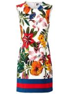 *izabel London Multi Coloured Tropical Print Shift Dress
