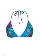 Dorothy Perkins *dp Beach Blue Parrot Triangle Bikini Top