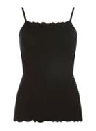 Dorothy Perkins Black Lettuce Edge Camisole Top