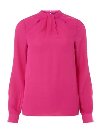 Dorothy Perkins *tall Pink Emily Long Sleeve Top