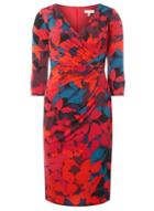 Dorothy Perkins *lily & Franc Floral Print Ruched Bodycon Dress