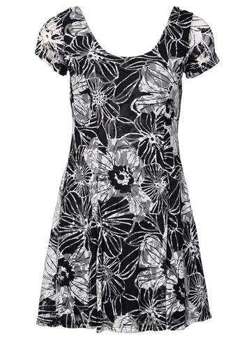Dorothy Perkins *izabel London Multi Coloured Floral Skater Dress