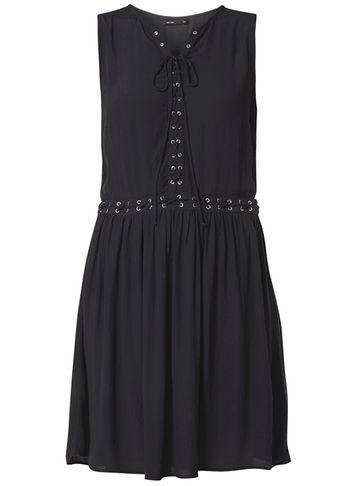 Dorothy Perkins *first & I Navy Lace Up Dress