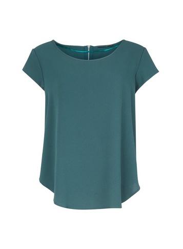 *only Dark Green Woven T-shirt