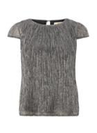 Dorothy Perkins * Billie & Blossom Petite Silver Plisse Shell Top