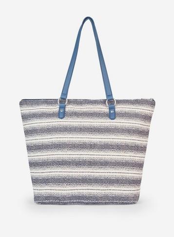 Dorothy Perkins Multi Colour Striped Beach Shopper Bag