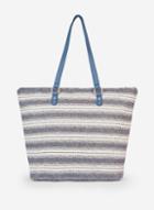Dorothy Perkins Multi Colour Striped Beach Shopper Bag