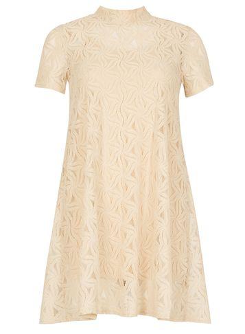 Dorothy Perkins *beige Lace Overlay Dress