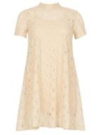 Dorothy Perkins *beige Lace Overlay Dress
