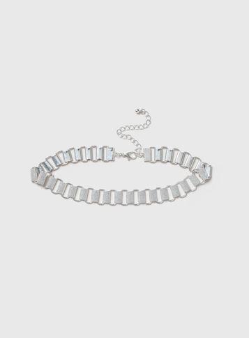 Dorothy Perkins Glitter Link Choker Necklace