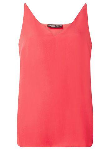 Dorothy Perkins Coral Satin Camisole Top