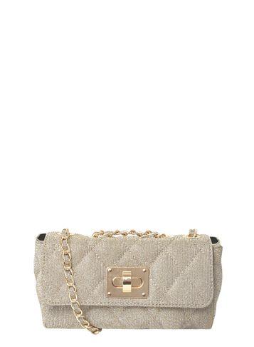 Dorothy Perkins Gold Shimmer Quilted Bag