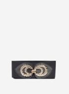 Dorothy Perkins Black Clasp Waist Belt