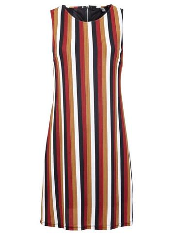 Dorothy Perkins *izabel London Wine Striped Shift Dress
