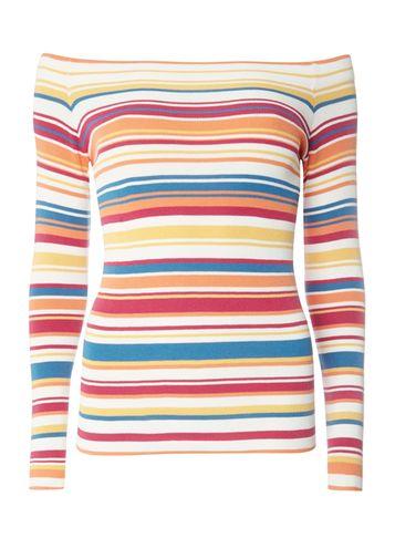 Dorothy Perkins Multi Stripe Bardot Jumper