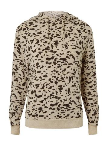 Dorothy Perkins Camel Print Cosy Hoodie