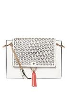Dorothy Perkins White Laser Cut Cross Body Bag