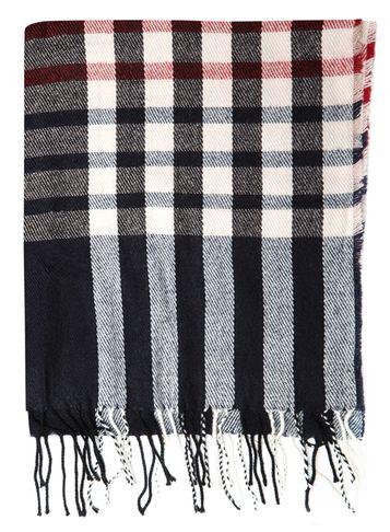 Dorothy Perkins Wine Stripe Check Scarf