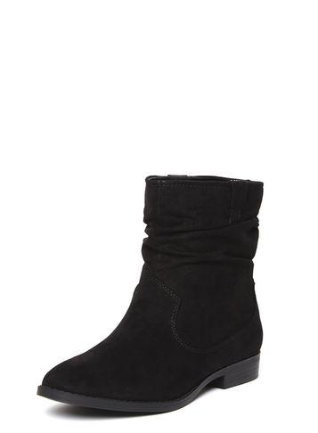 Dorothy Perkins Black 'marlin' Ruched Boots