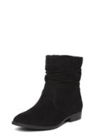 Dorothy Perkins Black 'marlin' Ruched Boots