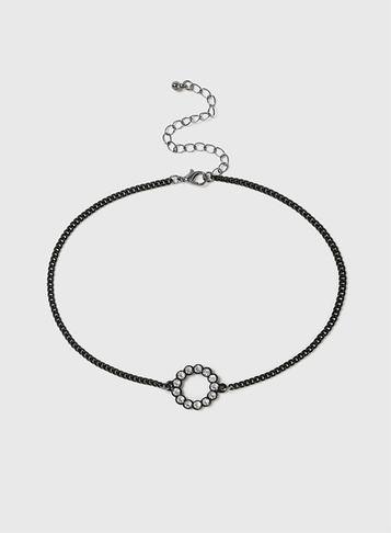 Dorothy Perkins Crystal Circle Choker