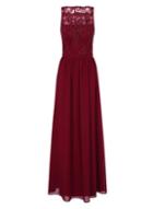 Dorothy Perkins *chi Chi London Burgundy Embroidered Maxi Dress