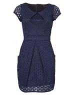 Dorothy Perkins *tenki Navy Plain Tulip Bodycon Dress