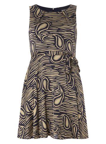 Dorothy Perkins *mela Navy Abstract Print Dress