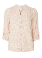 Dorothy Perkins Petite Blush Spot Roll Sleeve Shirt