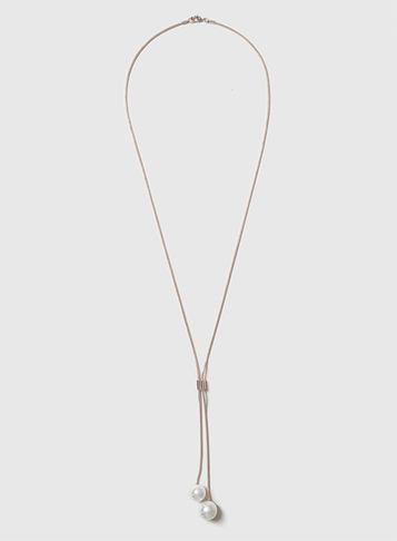 Dorothy Perkins Pearl High Break Necklace