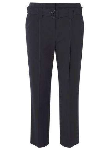 Dorothy Perkins Navy D-ring Tapered Leg Trousers