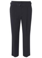 Dorothy Perkins Navy D-ring Tapered Leg Trousers