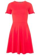 Dorothy Perkins Red Bow Sleeve Skater Dress