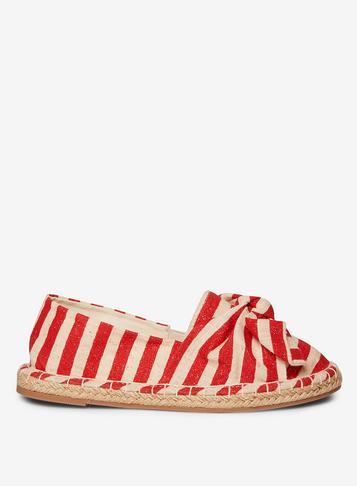 Dorothy Perkins Red Striped Ciera Espadrilles