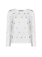 Dorothy Perkins Ivory Foil Spot Print Jumper