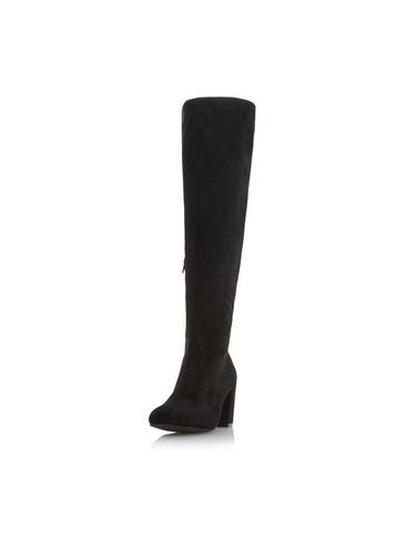 *head Over Heels By Dune 'sammia' Black Heeled Boots